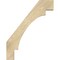 Ekena Millwork 4"W x 30"D x 38"H Merced Rough Sawn Knee Brace, Douglas Fir BRC04X30X38MRC00RDF - alternate 3